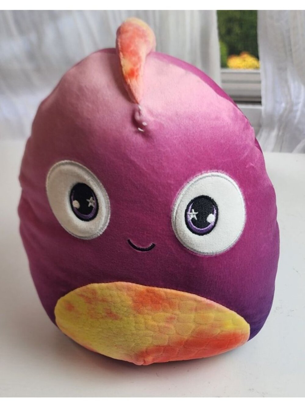 Squishmallow Swerl the Tie-Dye Fish 8" Plush - Pink Purple Purple Gradient